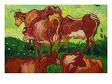Les Vaches by Van Gogh