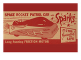 Space Rocket Patrol Car