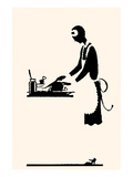 Maid Prepares Recipe