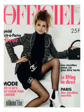 L'Officiel  August 1994 - Bridget Hall  Star Des Tops Models Porte Le Nouveau Chanel