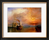 The "Fighting Temeraire" Tugged to Her Last Berth to be Broken Up  Before 1839