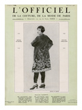 L'Officiel  September 1926 - Mlle Falconetti en Martial & Armand