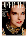 L'Officiel  March 1986 - Carole Bouquet