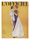 L'Officiel - Robe de Grès en Satin de Soie Ducal de Bianchini-Férier