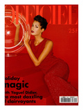 L'Officiel  December 1994 - Yasmeen Ghauri Porte du Dolce & Gabbana