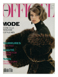 L'Officiel  October-November 1991 - Nicole Habillée Par Yves Saint Laurent Fourrures