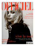 L'Officiel  2003 - Emmanuelle Béart Porte une Veste en Coton et Soie Noire Dolce & Gabbana
