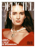 L'Officiel  December 1987 - Gail Elliott