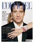 L'Officiel  May 2009 - Clive Owen Porte un Costume Giorgio Armani