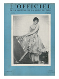 L'Officiel  January 1927 - Marjorie Moss en Robe de Worth