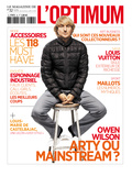 L'Optimum  April 2011 - Owen Wilson Porte une Doudoune en Nylon Moncler