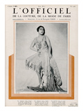 L'Officiel  May 1926 - Mlle Madeleine Soria en Martial & Armand
