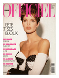 L'Officiel  June 1991 - Stéphanie Seymour  un Soutien-Gorge-Bijou Très Éton
