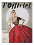 L'Officiel - Robe du Soir de Grès en Faille de Bianchini Férier