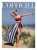 L'Officiel - Jacques Heim  Ensemble de Plage en Coton