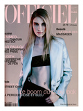 L'Officiel  1998 - Erika Stromquist Porte le Manteau de L'Été  Petite Carrure  Buste Menu