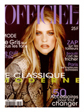 L'Officiel  October 1997 - Sarah Thomas Porte Le Manteau de La Rentrée Créé Par Trussardi
