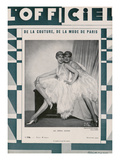 L'Officiel  September 1927 - Les Rowe Sisters en Robes de Lucien Lelong