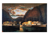 Night on the Hudson  1864