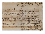 Mozart: Motet Manuscript