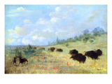 Catlin: Elk and Buffalo