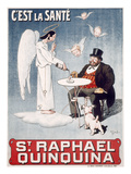 French Alcohol Ad  c1900