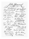 Declaration: Signatures