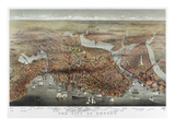 Map: Boston  c1873