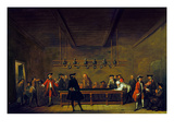 Paris: Billiards  1725
