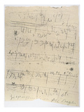 Beethoven Manuscript  1826