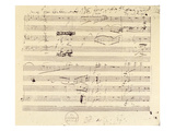 Beethoven Manuscript  1826