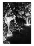 Hupa Fisherman  c1923