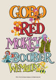 Fraggle Rock-Gobo  Mickey  Wembley  Boober And Red