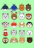 20 Animaru On Green