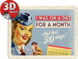On A Diet For A Month