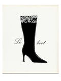 Little Black Tall Boot