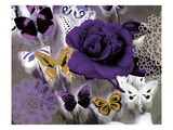 Butterfly Collage Purple