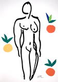 Nude with Oranges