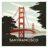 San Francisco Golden Gate Bridge Square