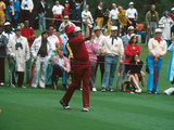 Professional Golfer Lee Elder   Masters on April 13  1975