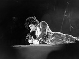 Prince  Lying on Stage During His Purple Rain Tour  1984