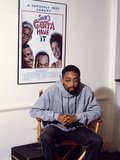 Filmmaker Spike Lee  Seated in Front of a Poster of His Film ‘She’S Gotta Have It’  1986)