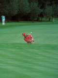 Professional Golfer Lee Elder  Masters on April 13  1975