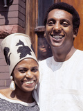 Famed South African Singer Miriam Makeba  with New Husband Stokely Carmichael  May 1968