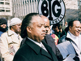 Rev Al Sharpton  "Freedom Ride '02" March  2002
