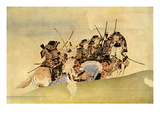 Japanese Samurai on Coastal Patrol