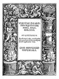 Title Page to Ulrich Von Huttten's 'Dialogues'