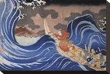 Nichiren Calms a Storm in Kakuda