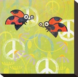 Peace Sign Ladybugs III