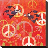Peace Sign Ladybugs I